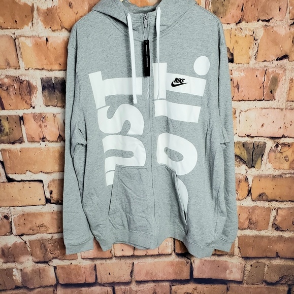 Nike Other - Grey Nike "Just Do It" Hoodie XXL